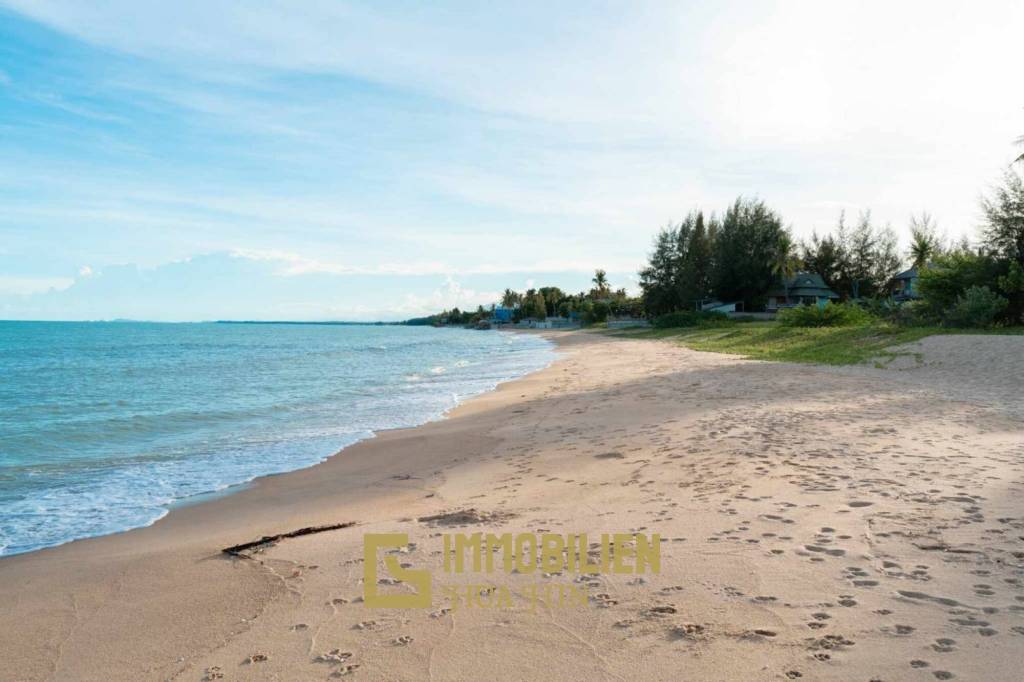 6 chambres et 6 salles de bains villa sur la plage avec 2 rai de terre