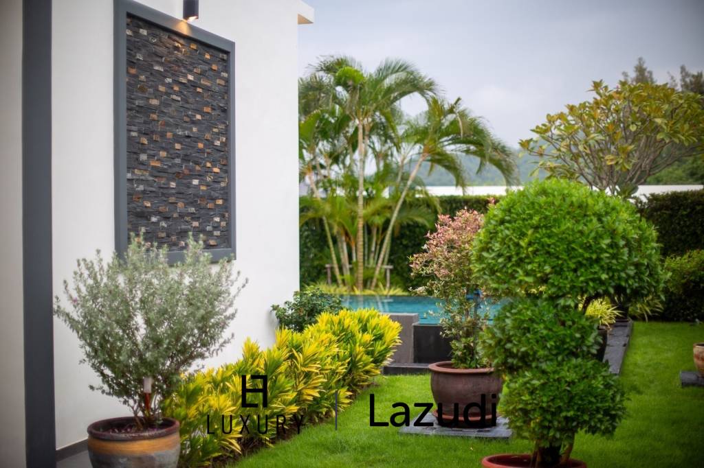 Luxuriöse moderne Villa in Hua Hin mit Pool und Blick auf die Berge