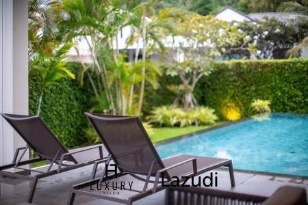 Luxuriöse moderne Villa in Hua Hin mit Pool und Blick auf die Berge