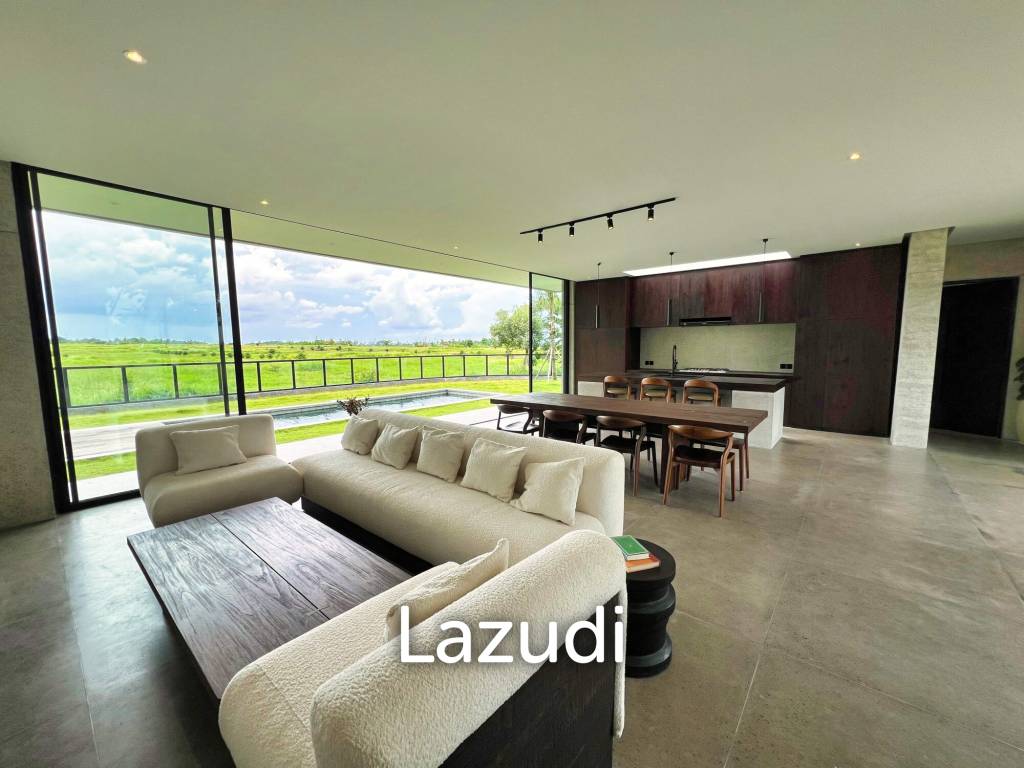 ELEGANT 4-BEDROOM VILLA WITH SCENIC PADDY FIELD VIEWS IN KABA KABA