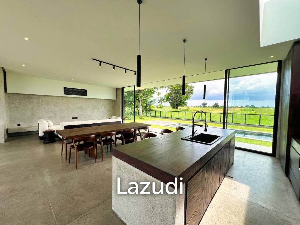 ELEGANT 4-BEDROOM VILLA WITH SCENIC PADDY FIELD VIEWS IN KABA KABA