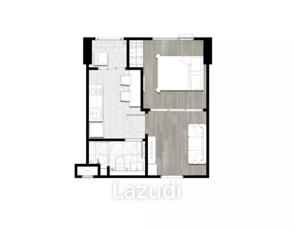 1 Bed 30.48SQ.M CIELA Charoen Nakhon