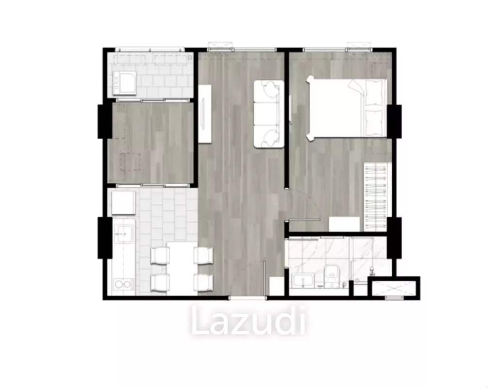 1 Bed Plus 47.27SQ.M CIELA Charoen Nakhon