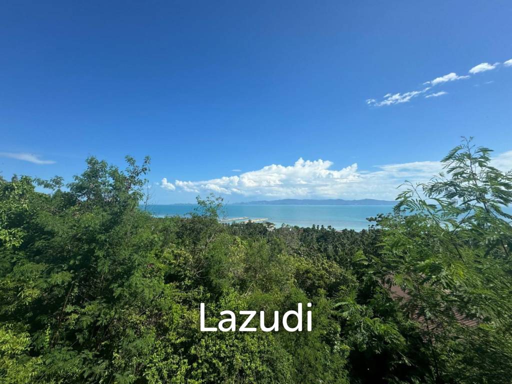 1600 sqm - 1 Rai sea and samui view land with prefect location sold  with Thai company