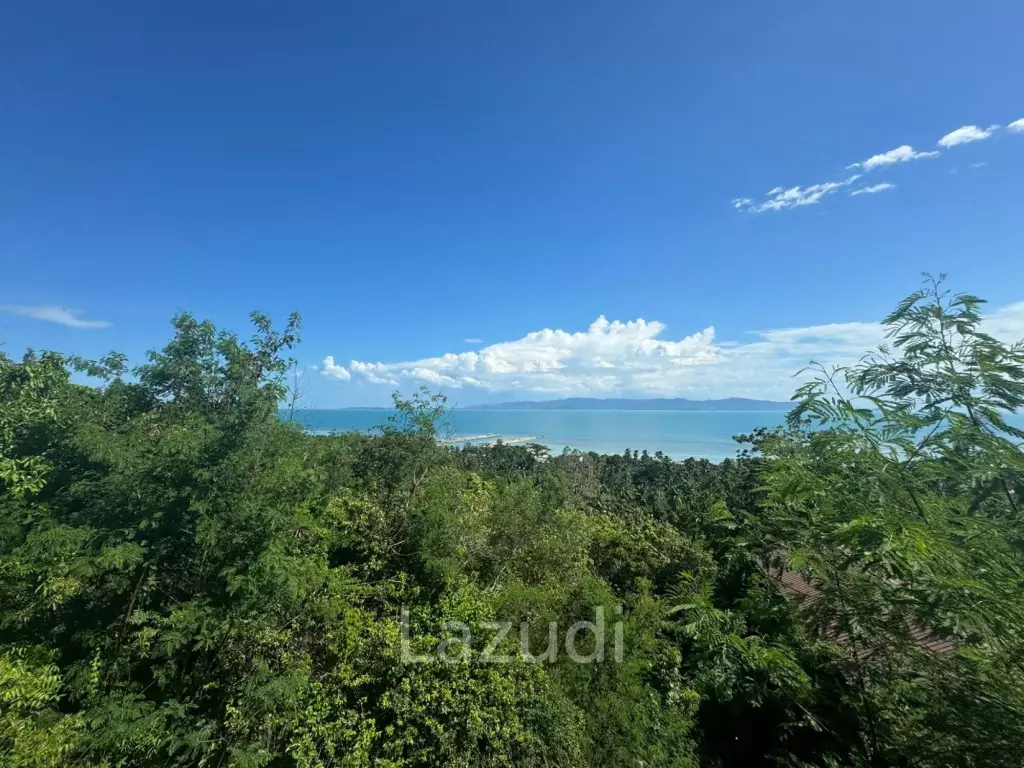 1600 sqm - 1 Rai sea and samui view land with prefect location sold  with Thai company