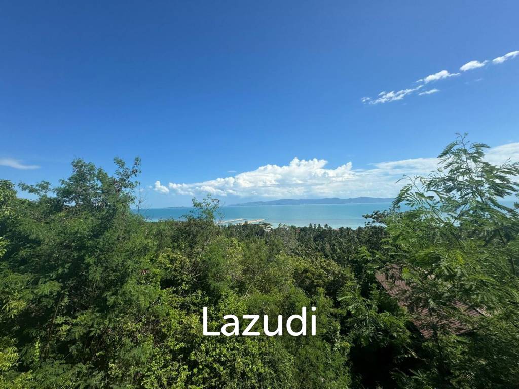 1600 sqm - 1 Rai sea and samui view land with prefect location sold  with Thai company