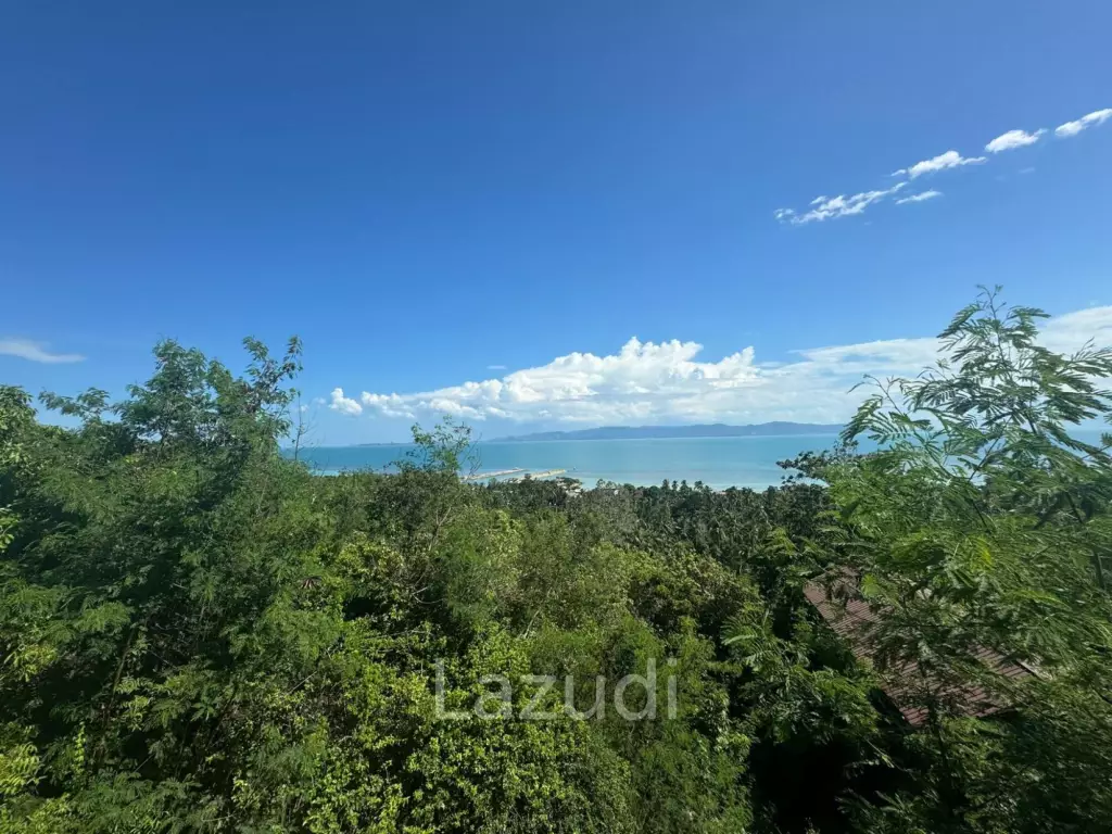 1600 sqm - 1 Rai sea and samui view land with prefect location sold  with Thai company