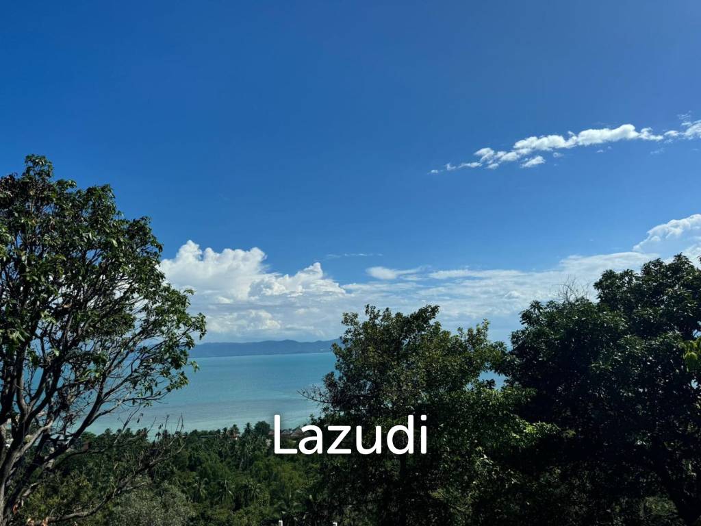 1600 sqm - 1 Rai sea and samui view land with prefect location sold  with Thai company