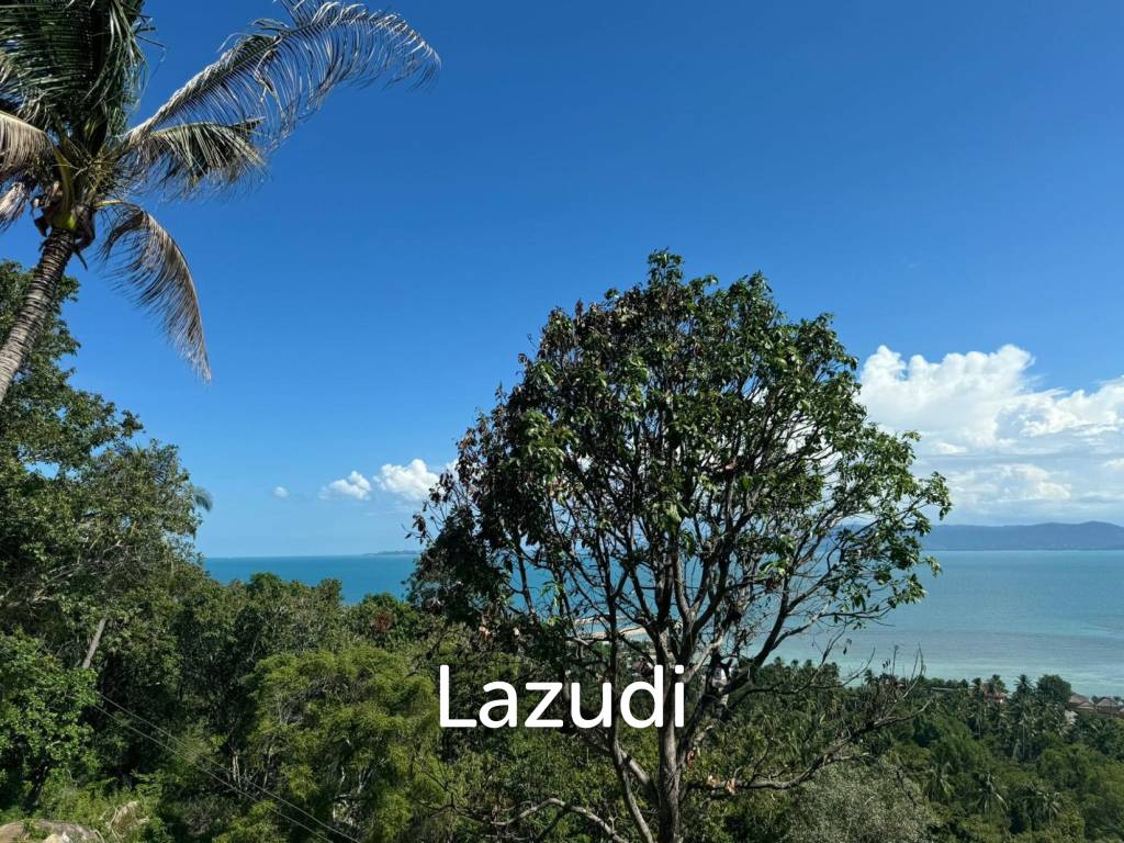 1600 sqm - 1 Rai sea and samui view land with prefect location sold  with Thai company