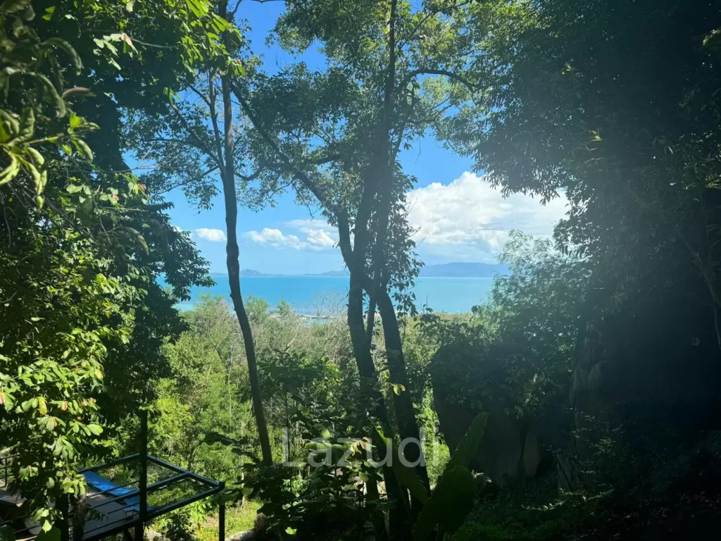 1600 sqm - 1 Rai sea and samui view land with prefect location sold  with Thai company
