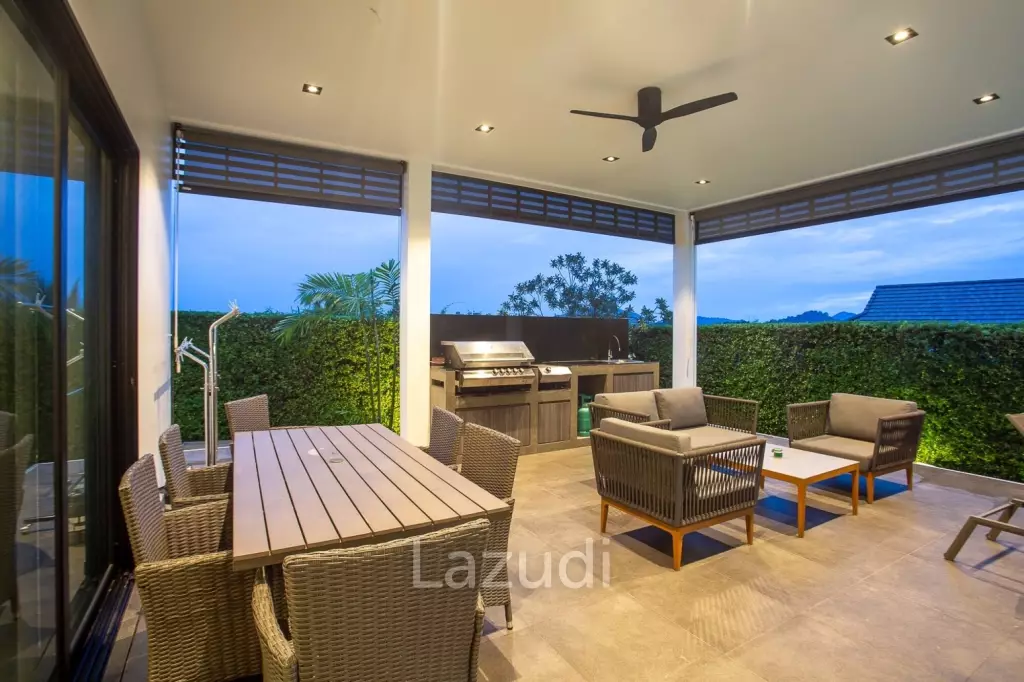 Luxury Modern Villa in Hua Hin with Pool and Mountain Views