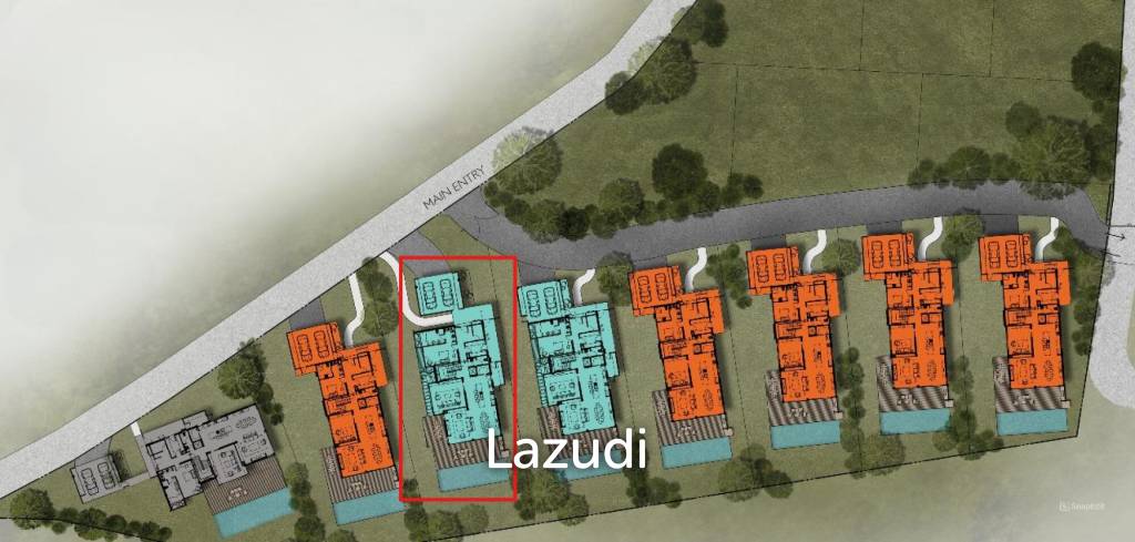 Only selling the land 880 SQ.M Sansara Hua Hin Phase 2