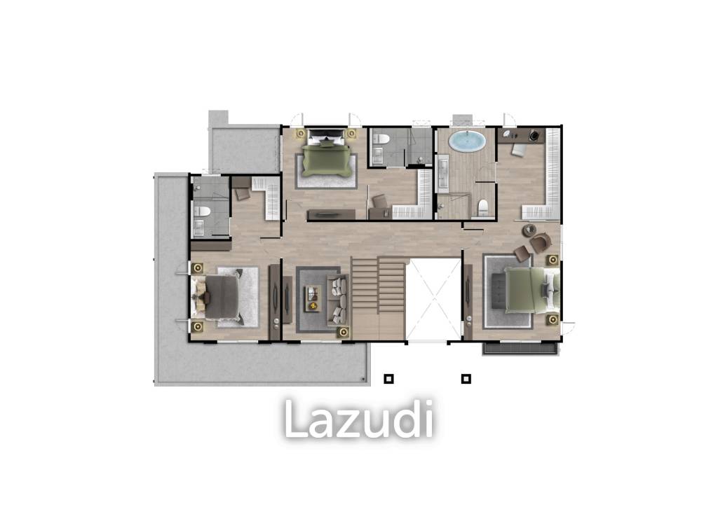 Luxury Detached Home in Setthasiri Bangna KM10