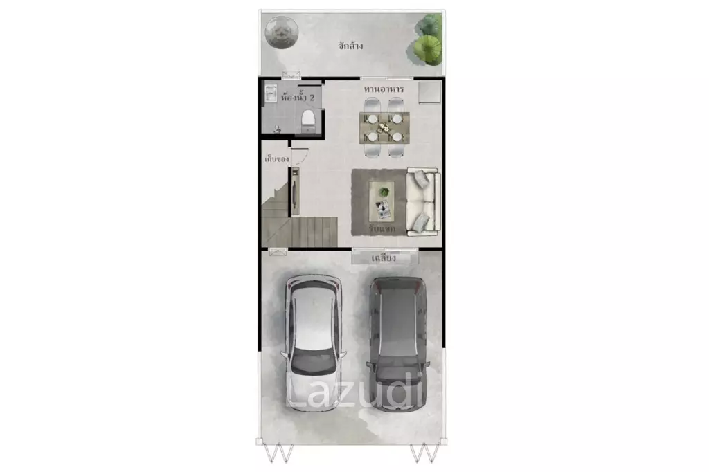 109 sqm 2-Storey Townhouse in Anasiri Bangna, Bang Sao Thong