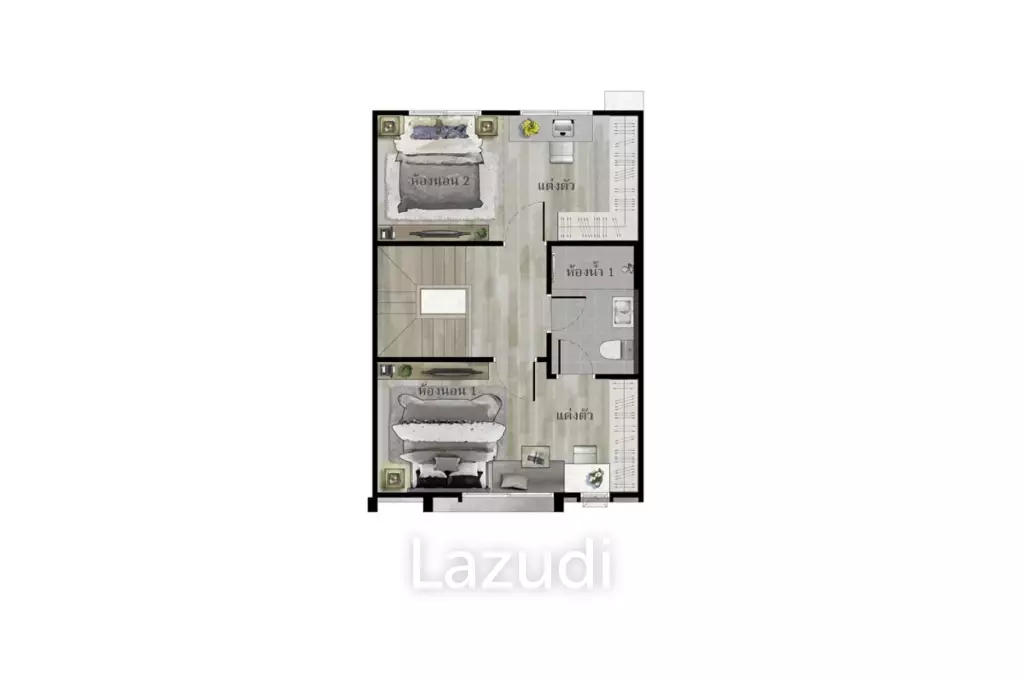 109 sqm 2-Storey Townhouse in Anasiri Bangna, Bang Sao Thong
