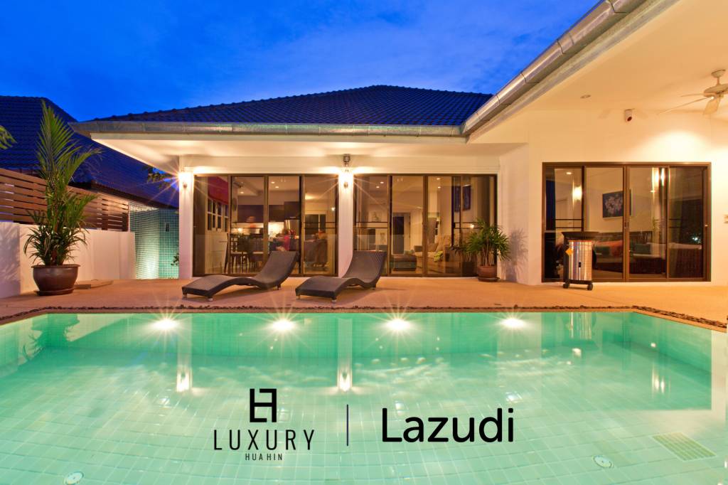 Charming Modern 3 Bedroom Villa with Pool in Hua Hin Laguna