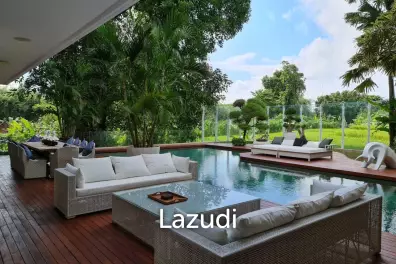 Spacious 4 Bedroom Villa in Kerobokan with Stunning Rice Field Views