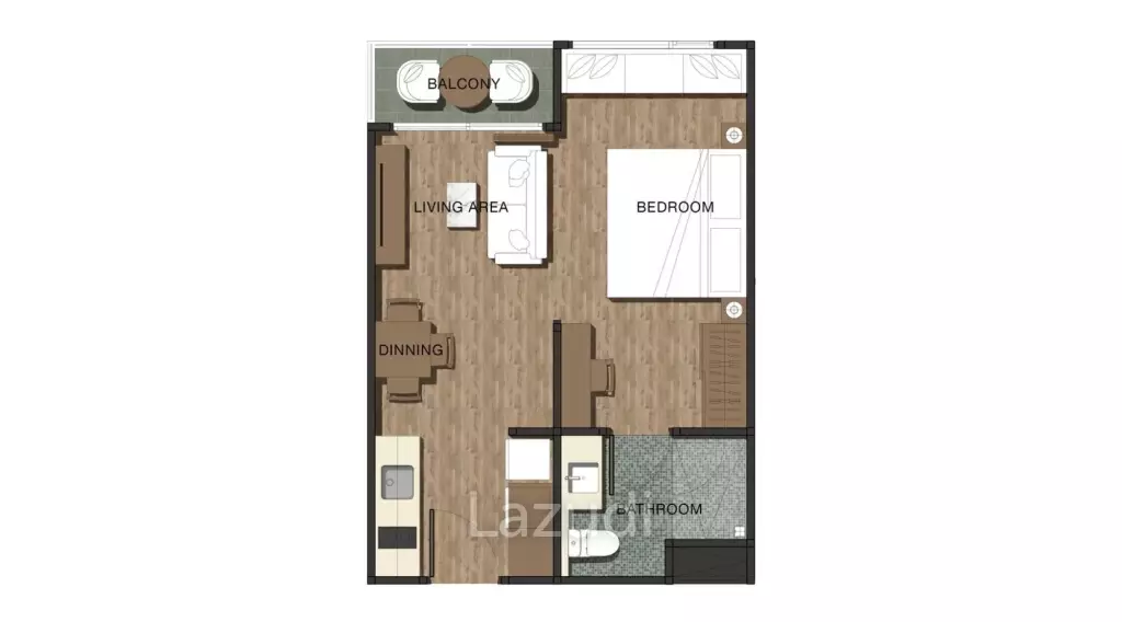 1-Bed Beach Distance Condominium - The Proud Condominium Karon