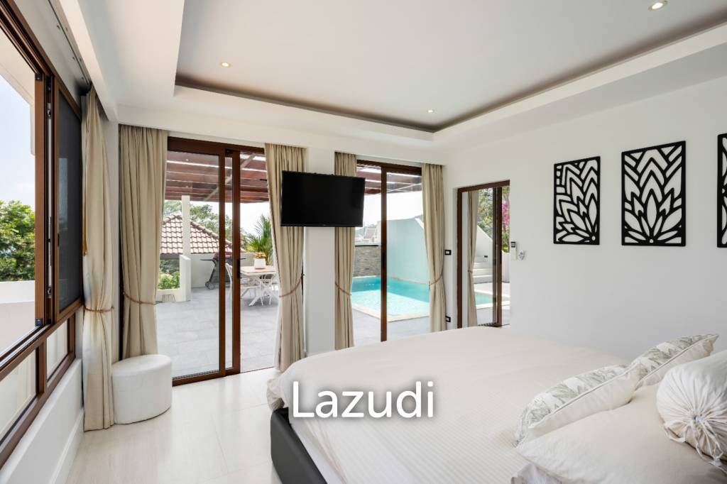 Luxury 4-Bedroom Villa with Sea & Jungle Views in Chaweng, Koh Samui
