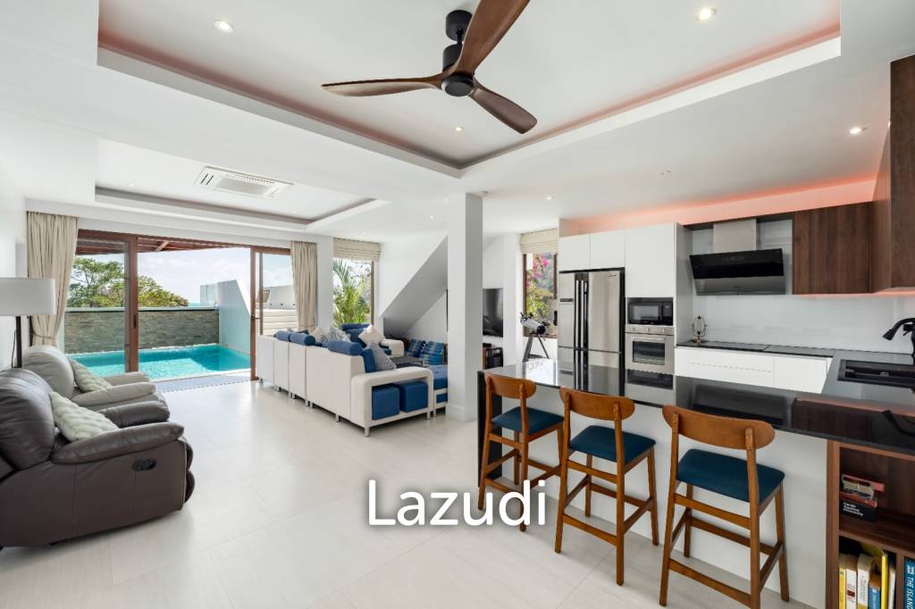 Luxury 4-Bedroom Villa with Sea & Jungle Views in Chaweng, Koh Samui