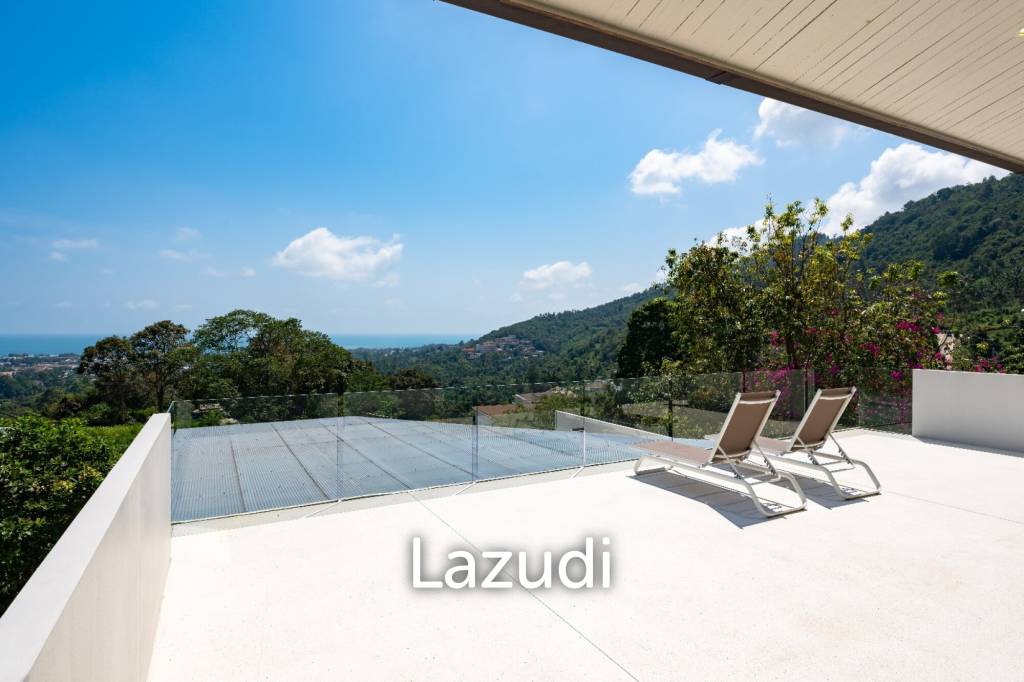 Luxury 4-Bedroom Villa with Sea & Jungle Views in Chaweng, Koh Samui