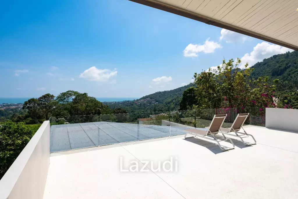 Luxury 4-Bedroom Villa with Sea & Jungle Views in Chaweng, Koh Samui