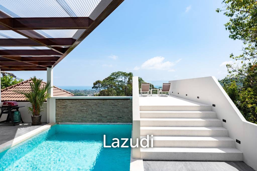 Luxury 4-Bedroom Villa with Sea & Jungle Views in Chaweng, Koh Samui