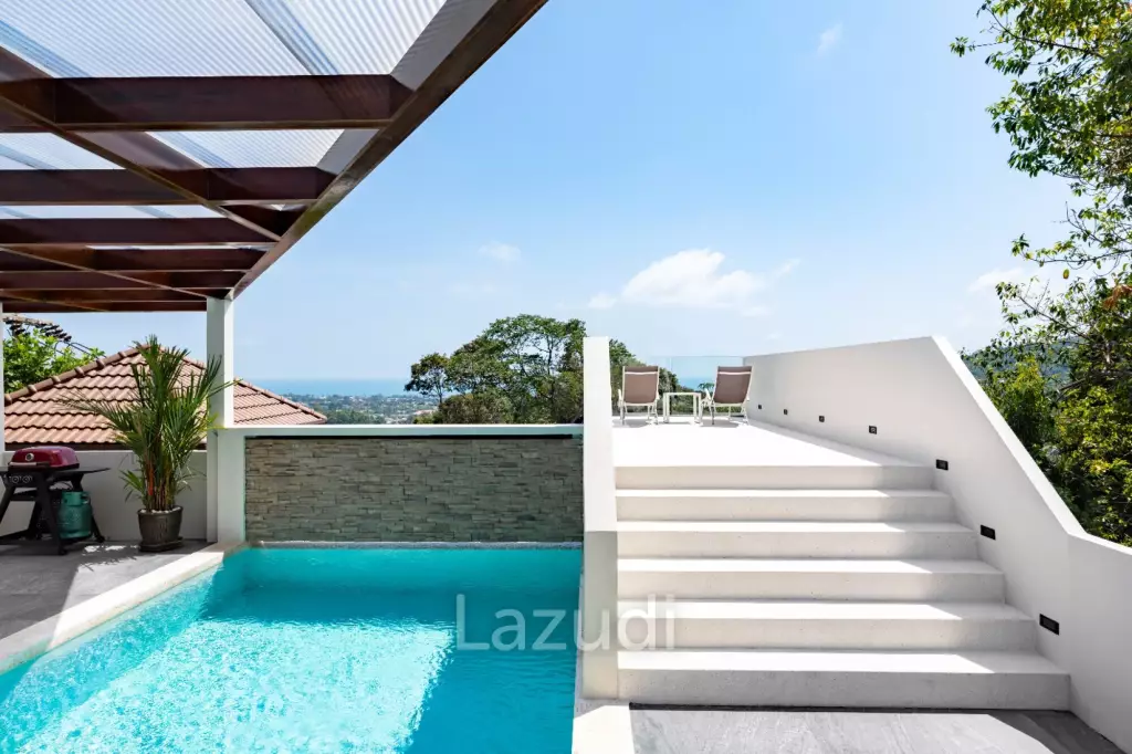 Luxury 4-Bedroom Villa with Sea & Jungle Views in Chaweng, Koh Samui