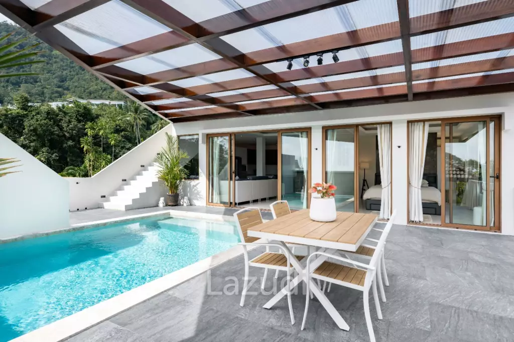 Luxury 4-Bedroom Villa with Sea & Jungle Views in Chaweng, Koh Samui