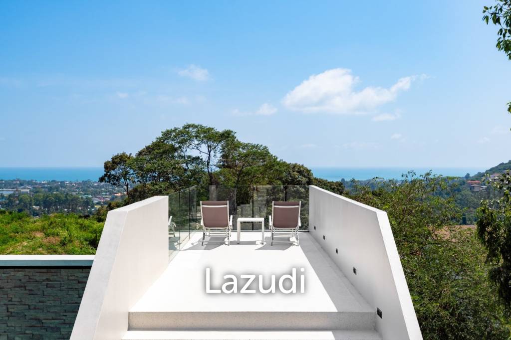 Luxury 4-Bedroom Villa with Sea & Jungle Views in Chaweng, Koh Samui