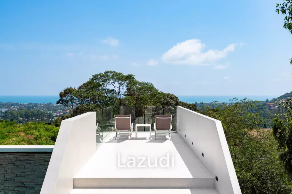 Luxury 4-Bedroom Villa with Sea & Jungle Views in Chaweng, Koh Samui
