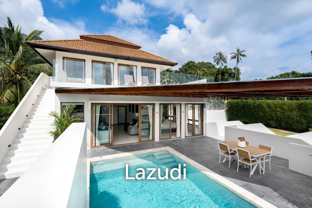 Luxury 4-Bedroom Villa with Sea & Jungle Views in Chaweng, Koh Samui