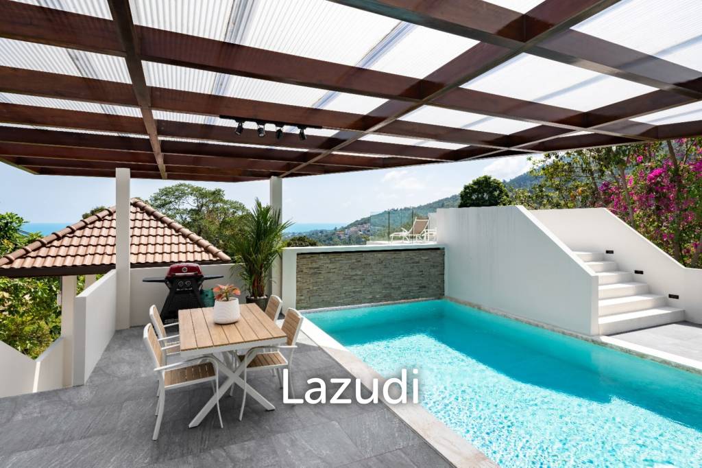 Luxury 4-Bedroom Villa with Sea & Jungle Views in Chaweng, Koh Samui