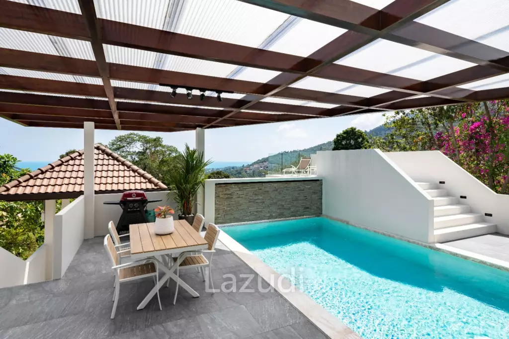 Luxury 4-Bedroom Villa with Sea & Jungle Views in Chaweng, Koh Samui