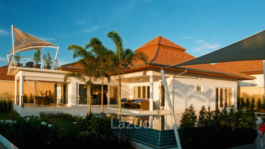 Stylish 3-Bedroom Villa with Pool in The Views Hua Hin