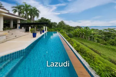 Seaview Villa On Large Plot Of Land