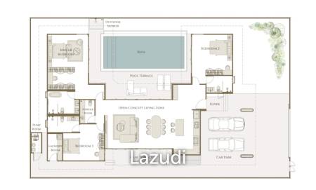 482 sqm pool villa in Serene Villa Hua Hin, Nong Kae