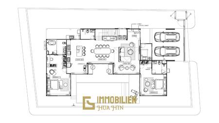 Вилла 559 кв.м. 4 Кровать 5 Ванна