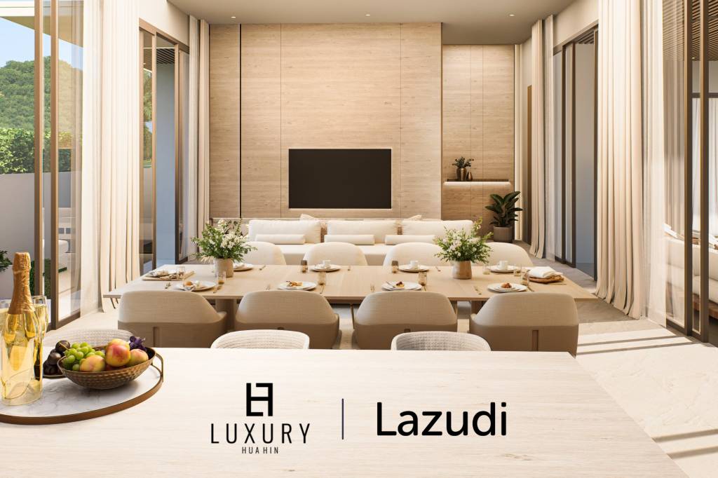 3 Beds 4 Baths 445 SQ.M Serene Villa Hua Hin