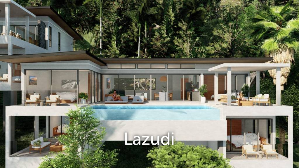 Panoramic Sea Views 4-Bed in Chaweng