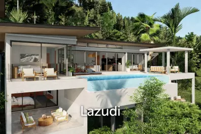 Panoramic Sea Views 4-Bed in Chaweng