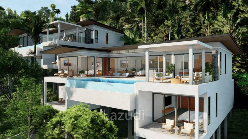 Panoramic Sea Views 4-Bed in Chaweng