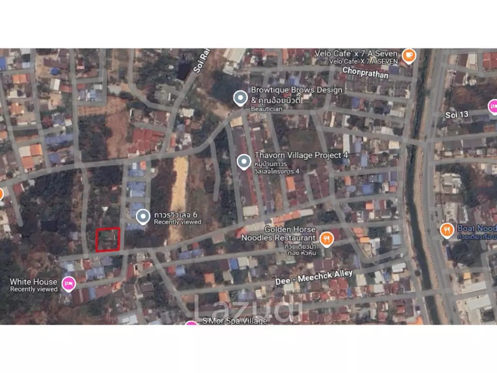Land 1,420 SQM In Hua Hin For Sale