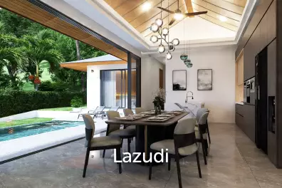 3 Bed 3.5 Bath 360.75 SQ.M The Green Hill Lamai Pool villas