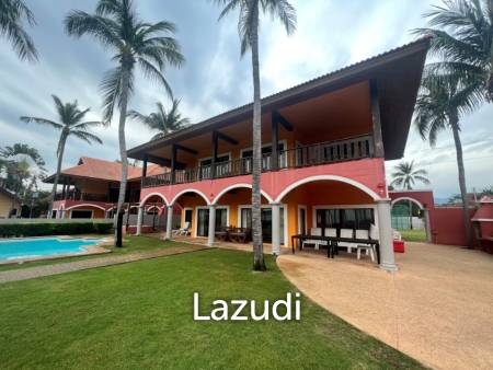 BEACHFRONT 2 STOREY VILLA IN SAM ROI YOT : 5 bed luxury villa