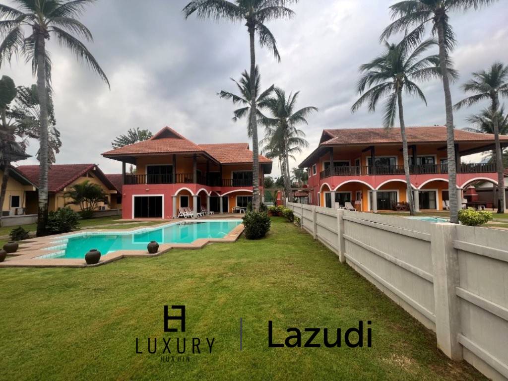 BEACHFRONT 2 STOREY VILLA IN SAM ROI YOT : 4 bed luxury villa