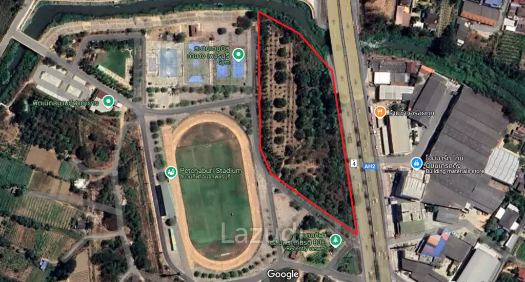 For Sale: Lease Right of Ratchaphatsadu Land 8 Rai 2 Ngan 96 Square Wa in Tha Yang Phetchaburi