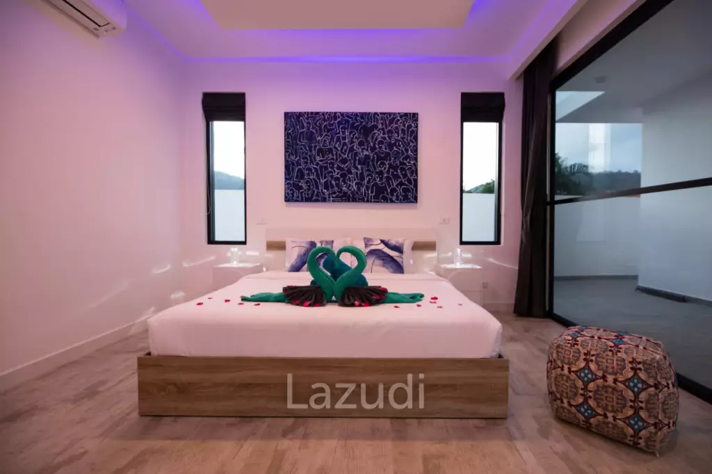 Beautiful modern 5-bedroom villa for rent in Rawai.