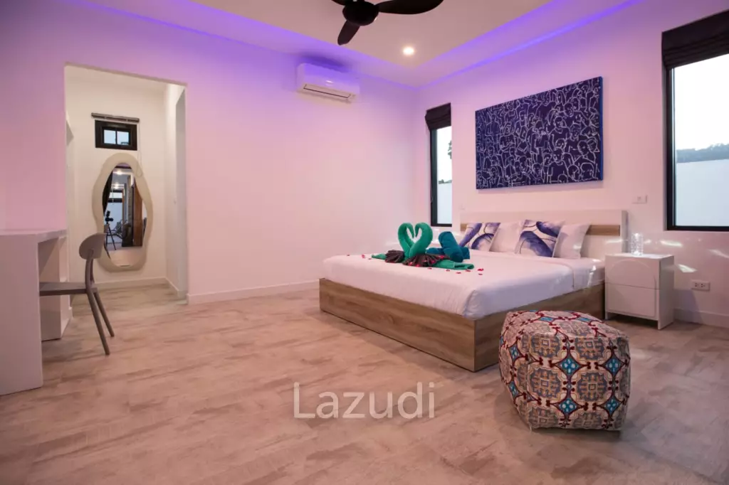 Beautiful modern 5-bedroom villa for rent in Rawai.