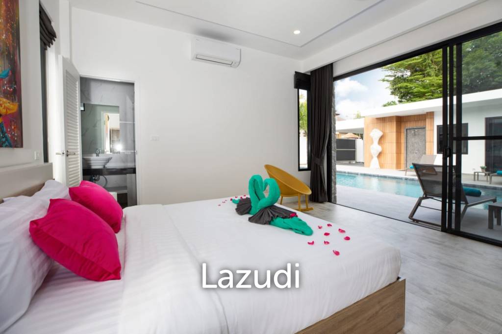 Beautiful modern 5-bedroom villa for rent in Rawai.